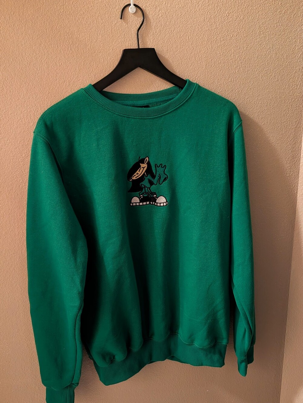 Vintage Code Name Kids Next Door Green Embroidered Crewneck Sweatshirt Size M